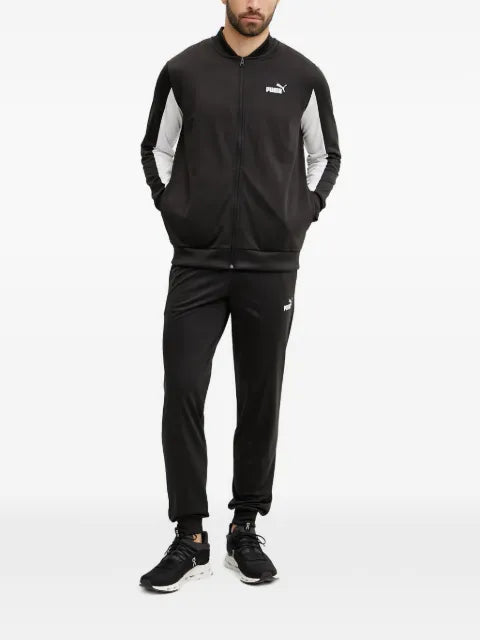 PUMA panelled zip-up sweater