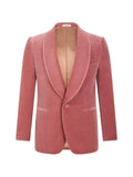 FURSAC shawl-lapel velvet blazer