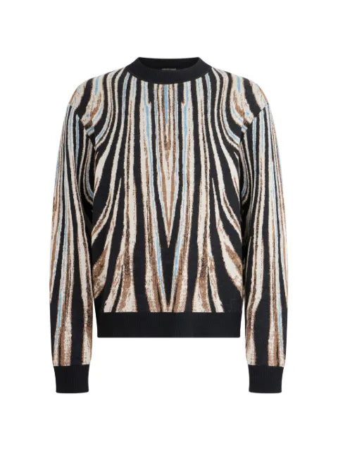 Roberto Cavalli tiger-print sweater