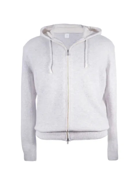 Eleventy cashmere zip-up hoodie