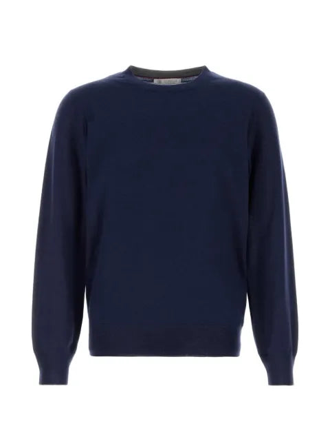 Brunello Cucinelli crew-neck ribbed-trim sweater