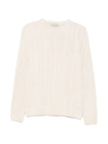 SERGIO MORETTI FIRENZE cable-knit crew-neck sweater