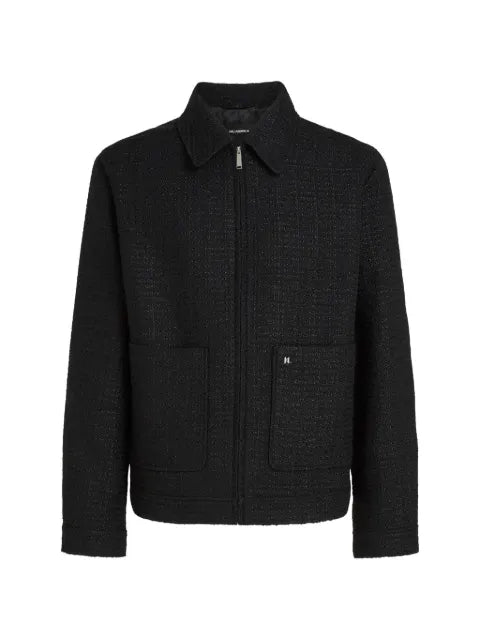 Karl Lagerfeld buckle zip-up jacket
