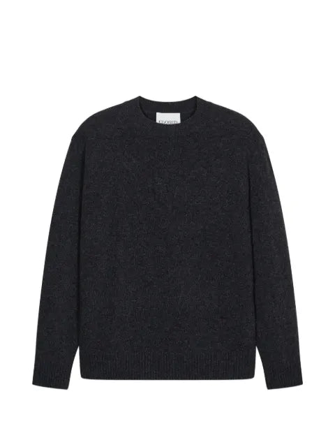 Closed crew-neck wool sweater