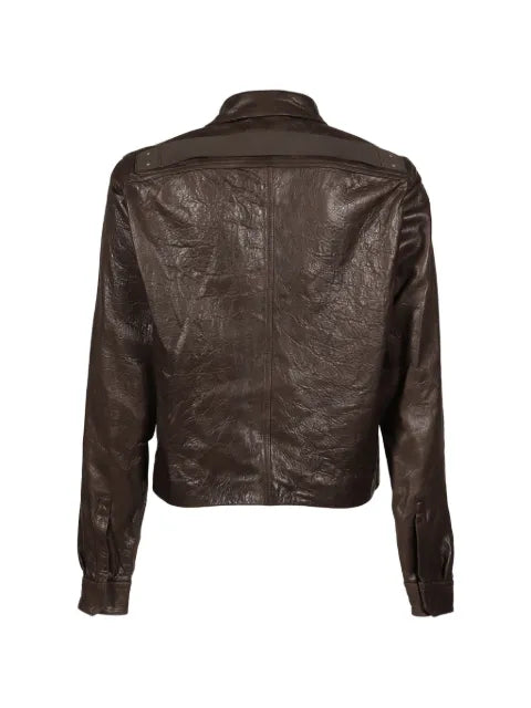 Rick Owens Tower Alice JKT in grease tumbled lamb