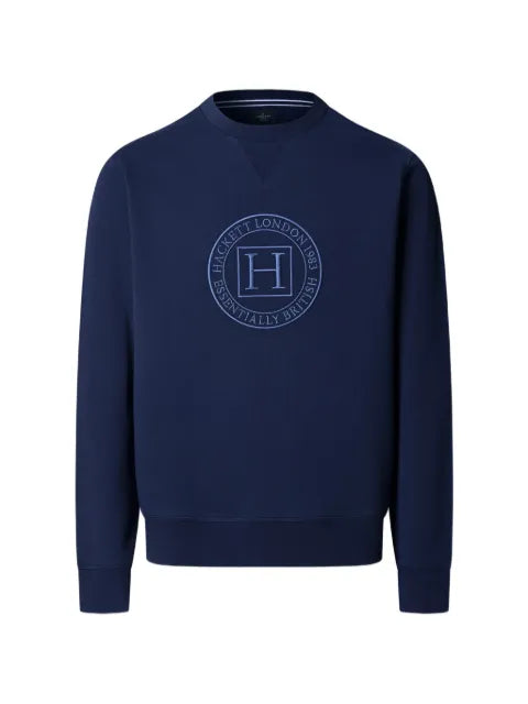 Hackett London logo-embroidered crew-neck sweater