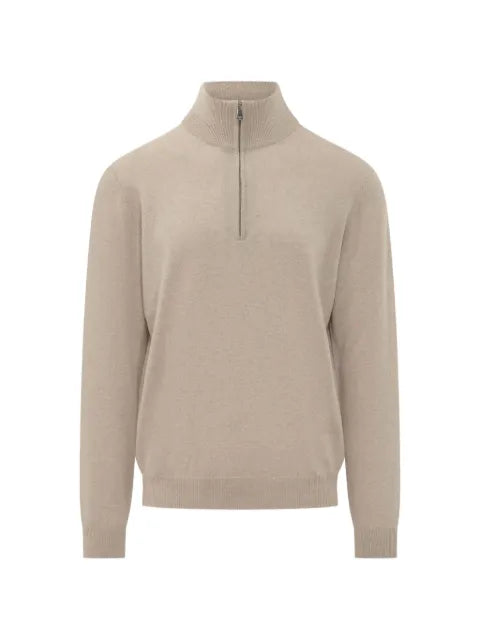 Malo half-zip cashmere jumper