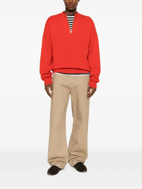 extreme cashmere Like quarter-zip sweater