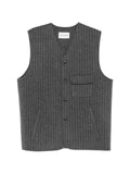 Drôle De Monsieur pinstripe-pattern sleeveless vest