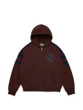 Denim Tears Denim U panelled logo-print hoodie