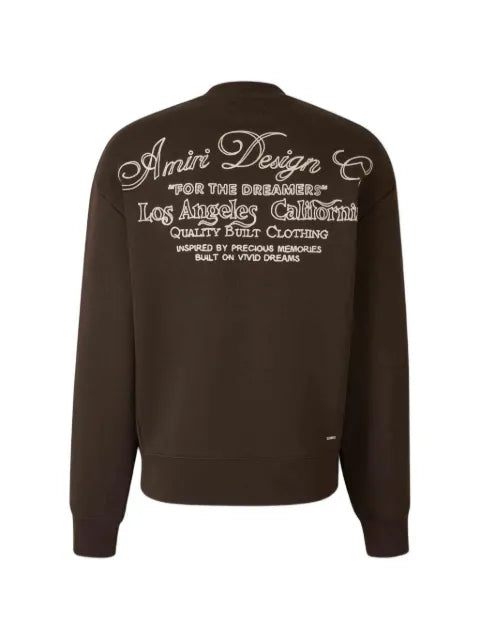 AMIRI logo-print crew-neck sweatshirt