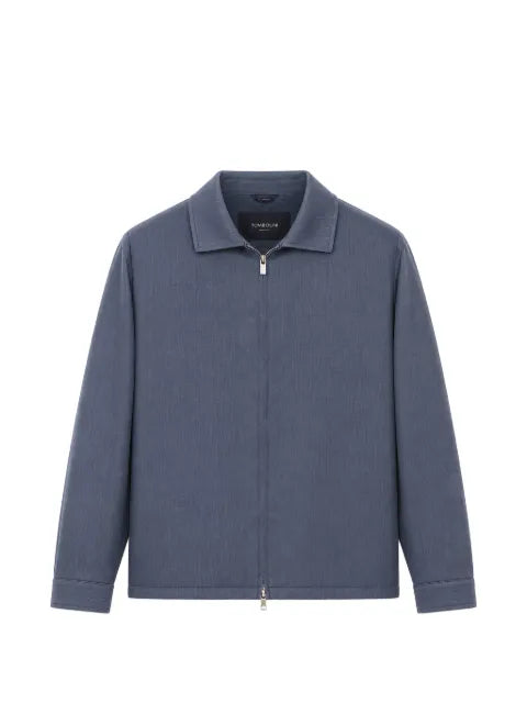 Tombolini zip-up collared jacket
