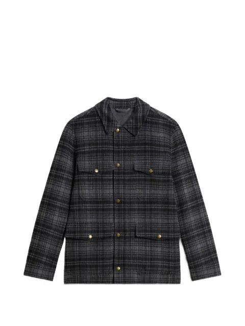 Woolrich checked shirt jacket