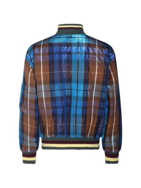 Vivienne Westwood plaid-pattern bomber jacket