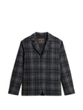 Woolrich check flannel blazer