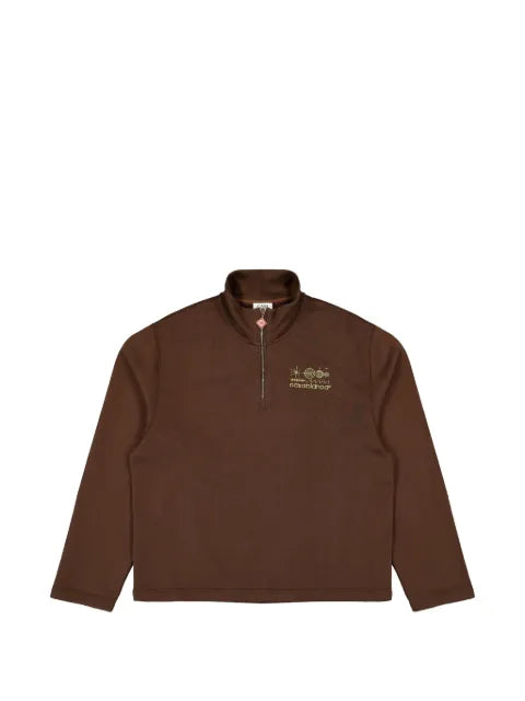Casablanca Code De Civilisation quarter-zip sweater
