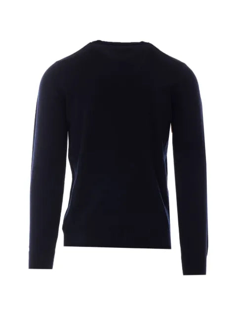 ALPHA STUDIO crew-neck ribbed-trim sweater