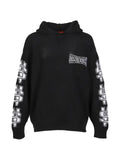 032c One Dollar Bill jacquard-knit logo-patch hoodie