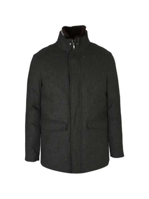 Tombolini fur-trim padded jacket