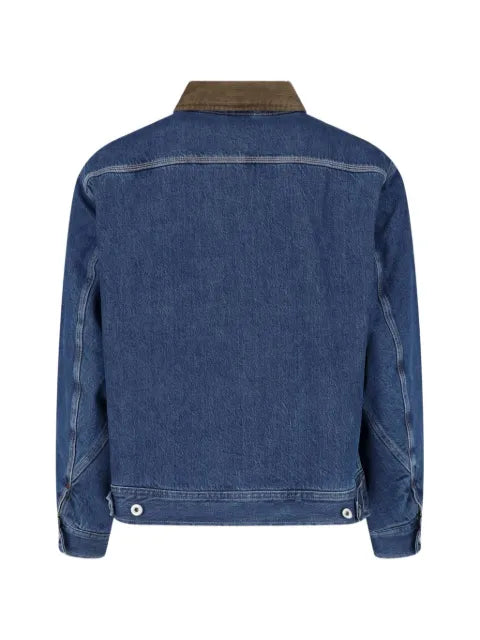 Roy Rogers corduroy-collar denim jacket