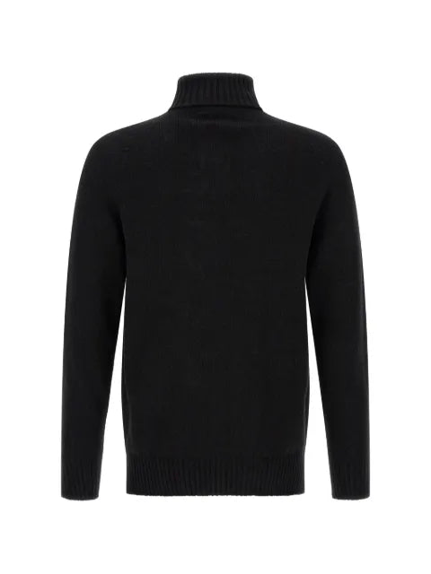 Ma'ry'ya raglan-sleeve side-slit sweater
