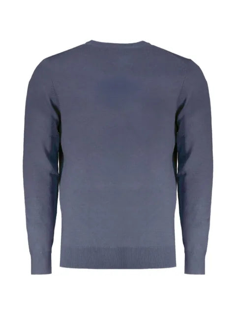 Norwegian Rain logo-patch crew-neck sweater