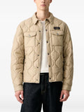 Aeronautica Militare quilted logo-patch padded jacket