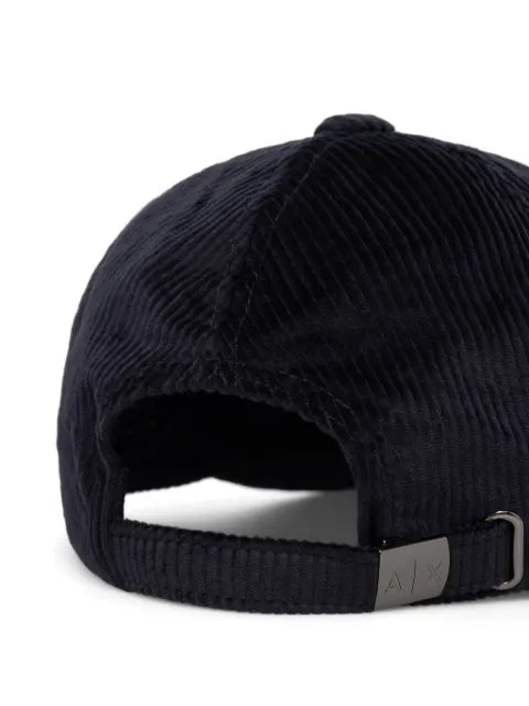 Armani Exchange corduroy baseball cap