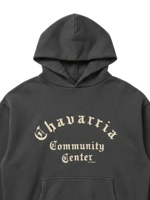 Willy Chavarria logo-print hoodie