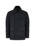 Duno quilted button-fastening jacket