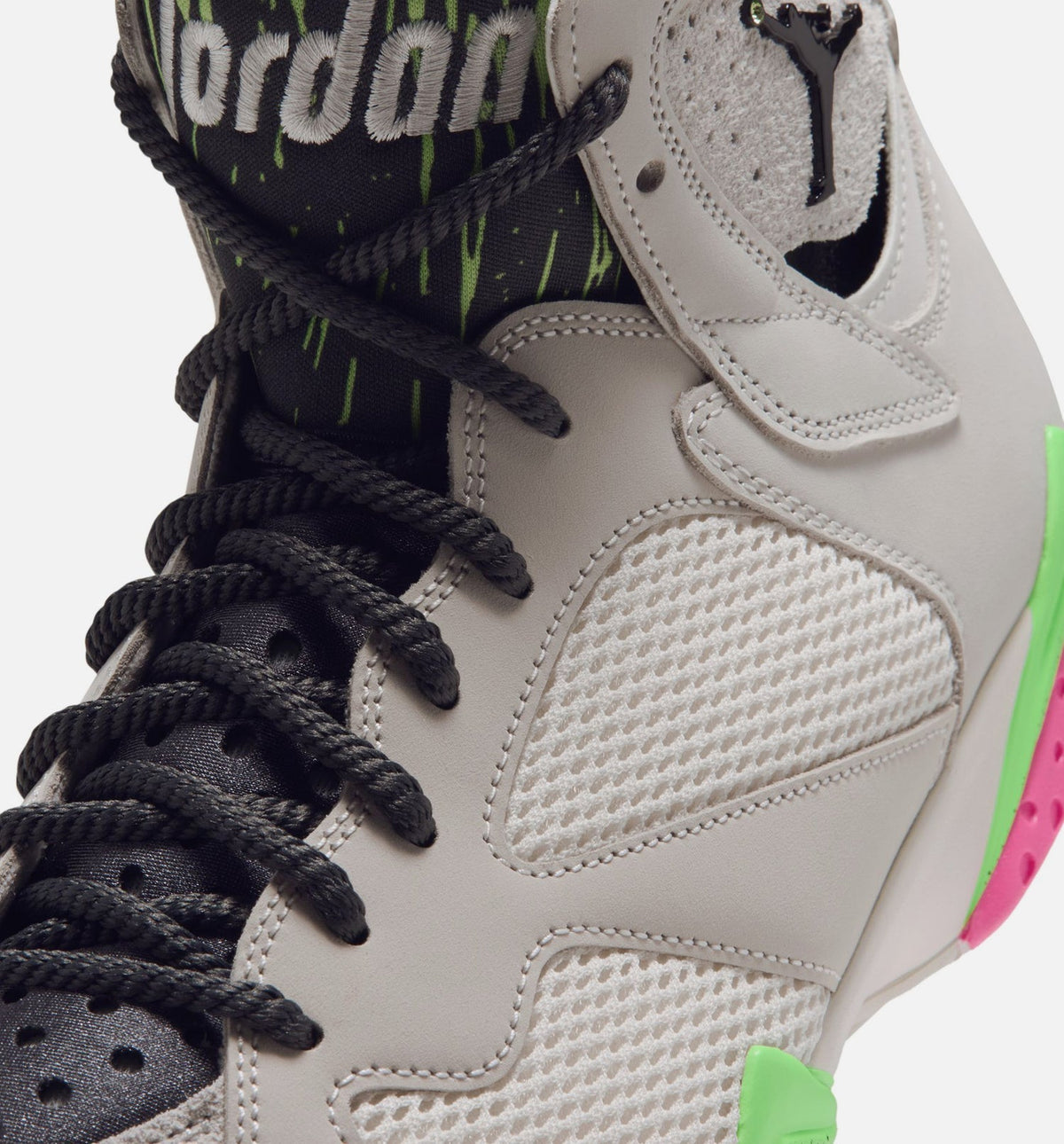 Air Jordan 7 Retro Tennis Day | Men's Lifestyle Shoe | Phantom/Electro Orange/Pink Blast/Hot Smoke Grey