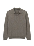 Boggi Milano knitted polo shirt in wool cashmere