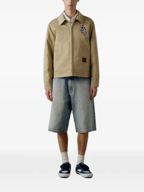 ICECREAM Cone Man zip-up shirt jacket