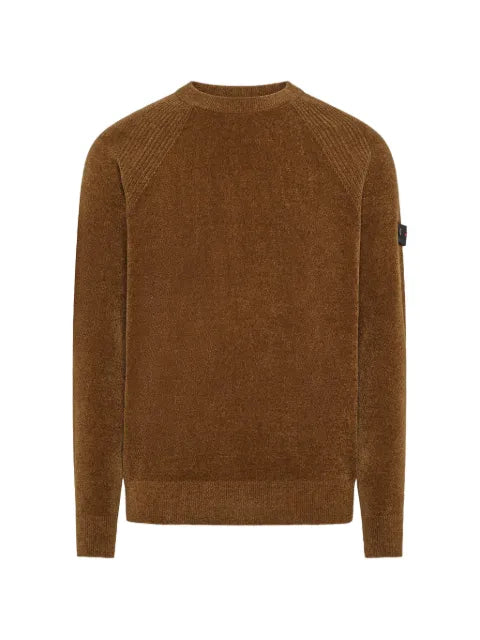 Peuterey raglan-sleeve logo-patch sweater