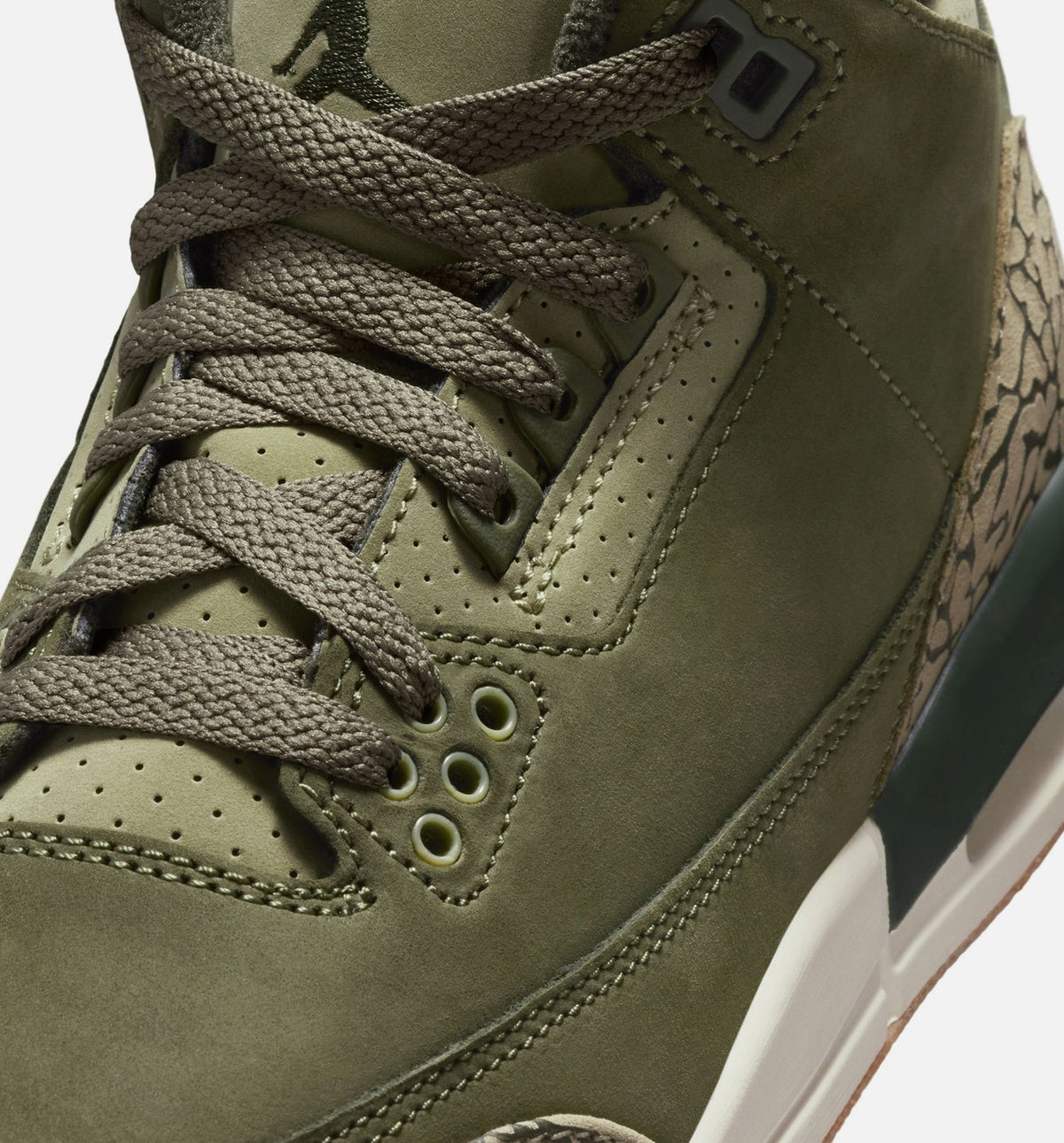Air Jordan 3 Retro Medium Olive Grade School Shoes - Medium Olive Sequoia Neutral Olive Sail