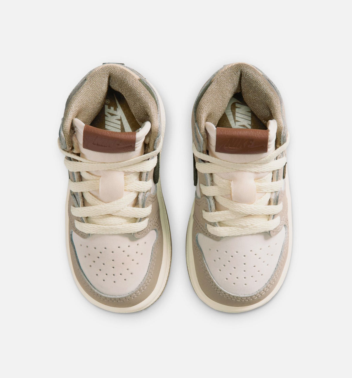 Air Jordan 1 Retro High OG Khaki Infant/Toddler Lifestyle Shoe – Khaki/Sail/Coconut Milk/Cargo Khaki