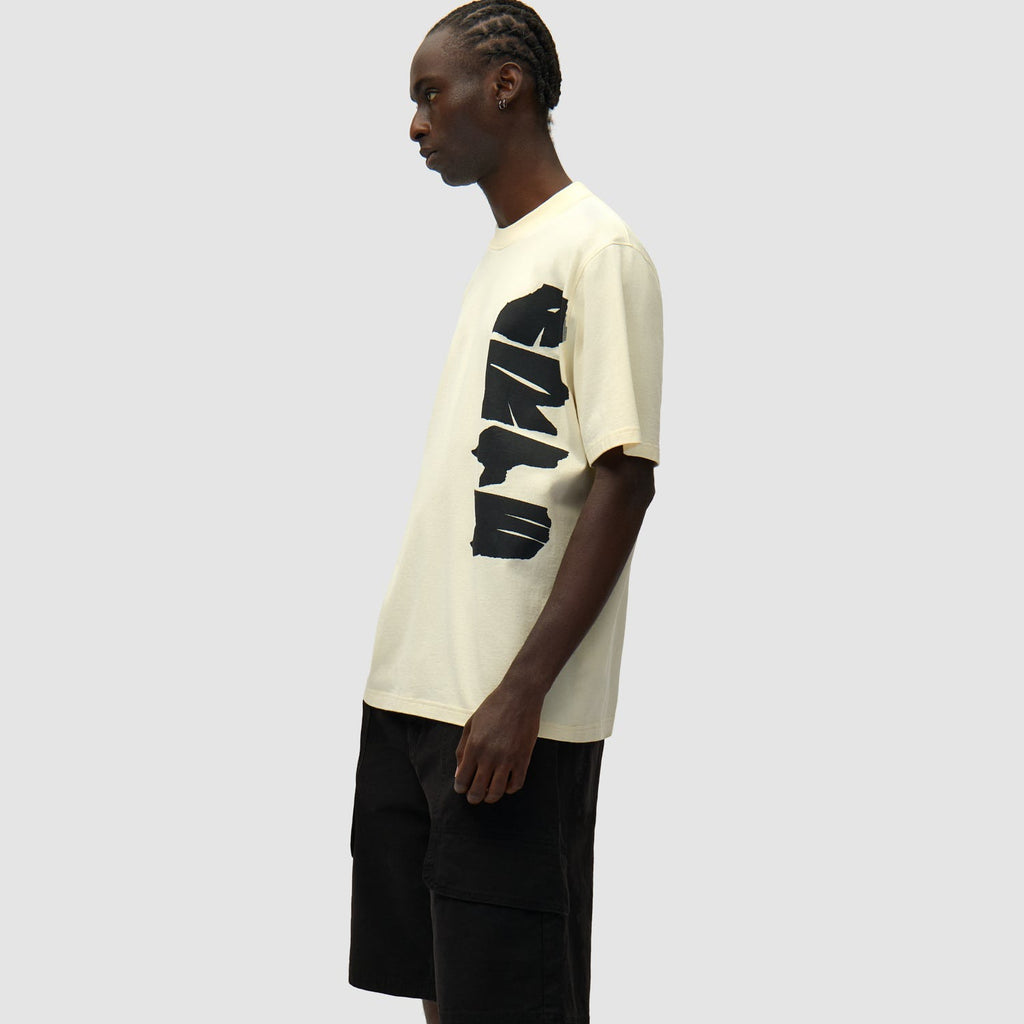 Arte Side Logo T-shirt: Cream