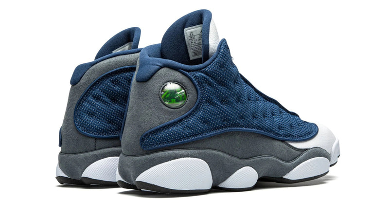 Air Jordan 13 Retro 'Flint' 2020 – Flint Grey & University Blue AJ13 with Holographic Eye & Paw Print Outsole
