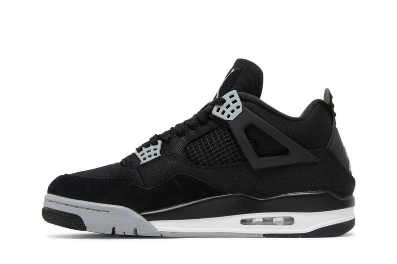 Air Jordan 4 Retro SE 'Black Canvas' Men's & Women's Sneakers