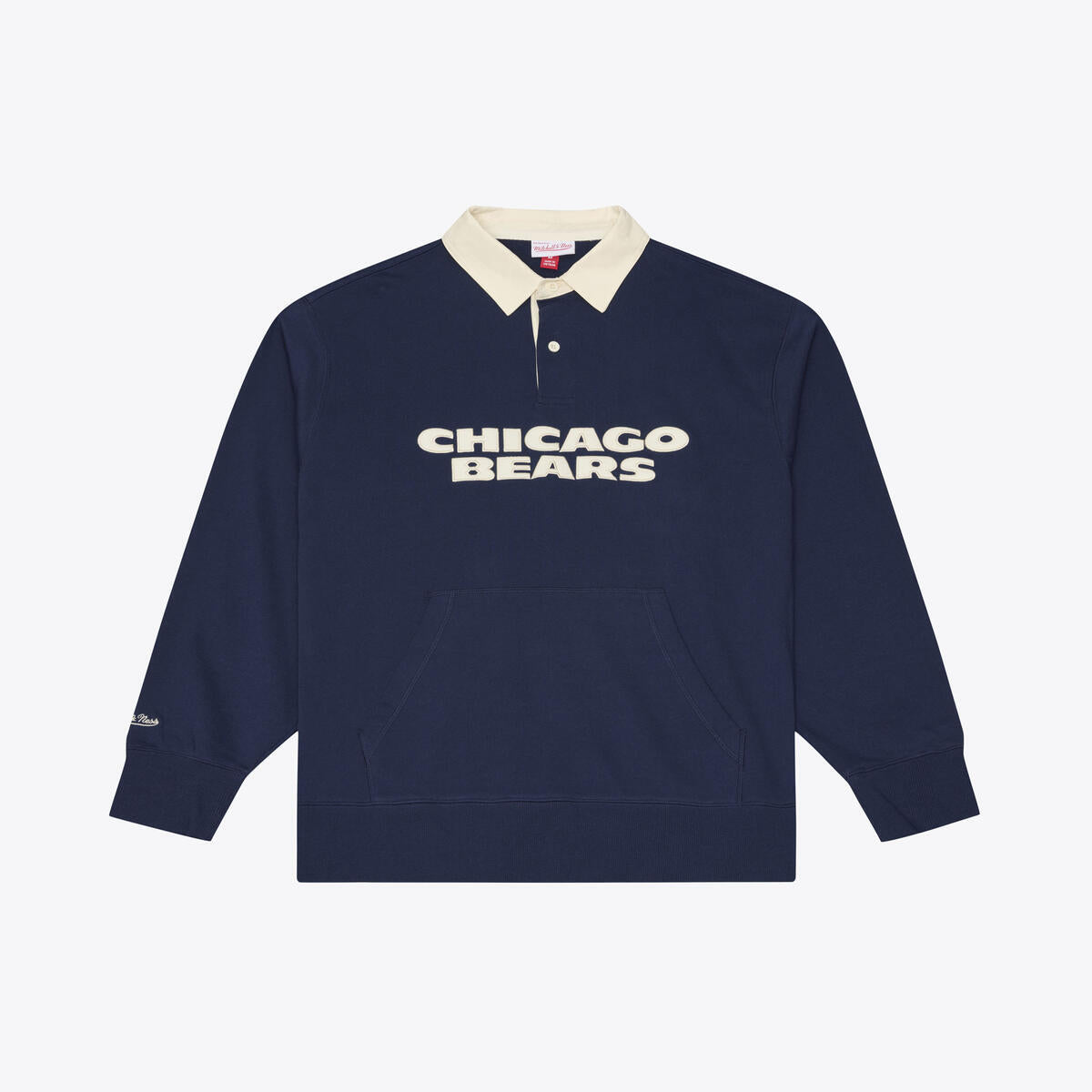 M&N NFL Chicago Bears Retro Roots French Terry Fleece Polo