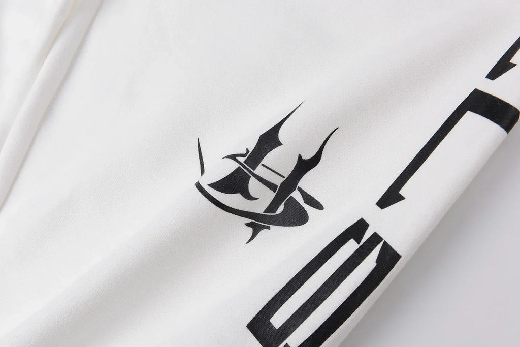 Hellstar Gothic Logo Straight-Leg  Sweatpants