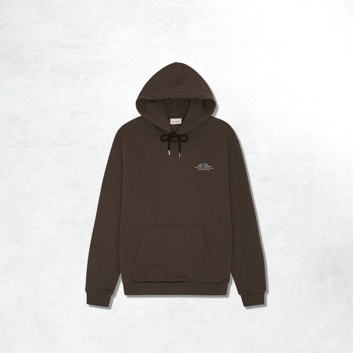 Les Deux Ben Globe Hoodie: Turkish Coffee Brown