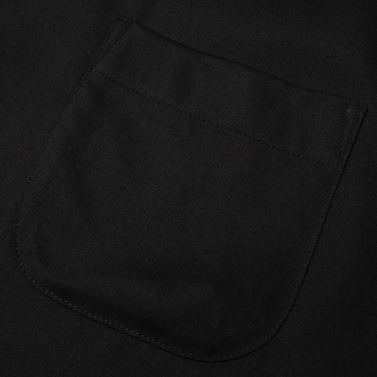 Nudie Jeans Arthur Bowling Shirt Saftey Pin: Black