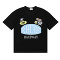 Rhude T-shirt Racing Track Letter Print Short Sleeve T-shirt