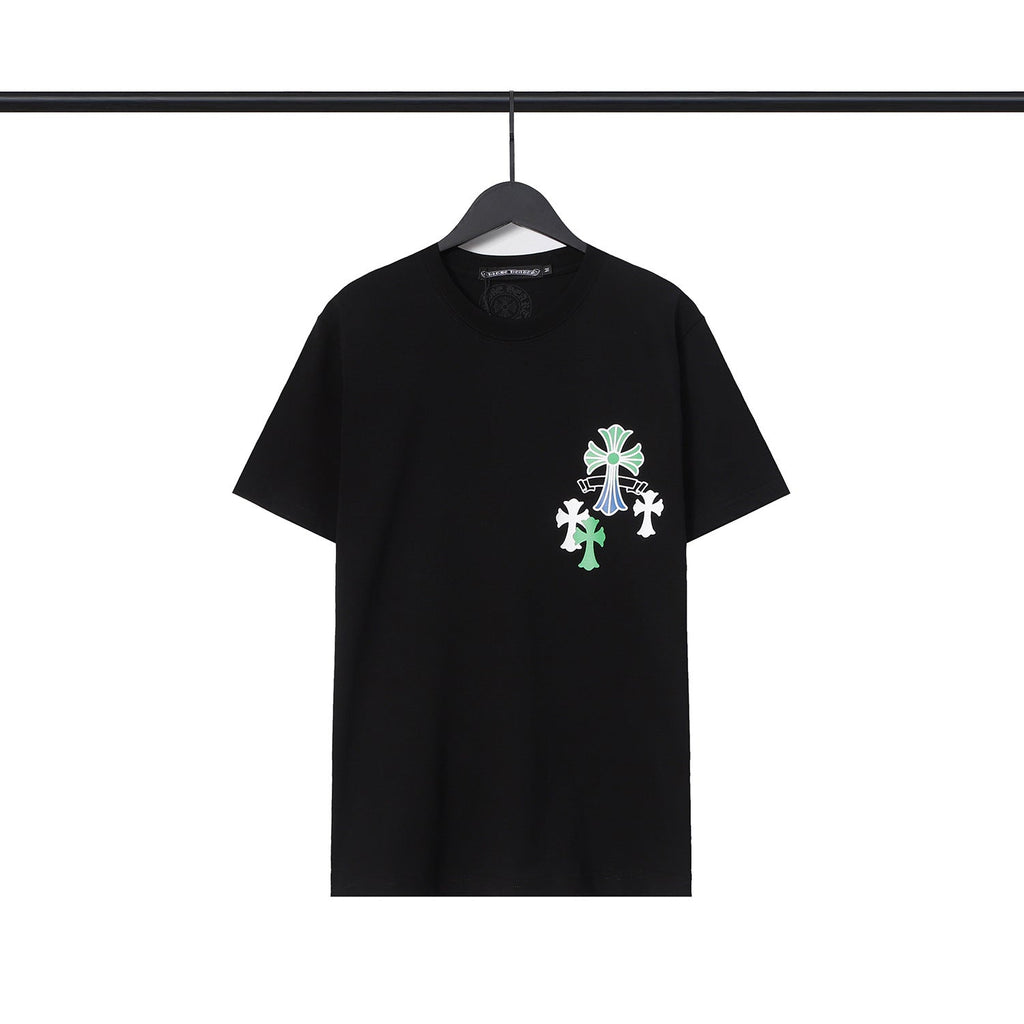 Chrome Hearts Sanskrit Cross Horseshoe Graphic Tee Multi‑Style