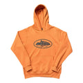 Corteiz Alcatraz Island Heavyweight Hoodie orange