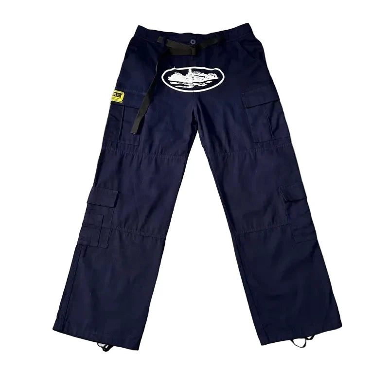Corteiz Alcatraz Camo Cargo Pants – Tibetan Green