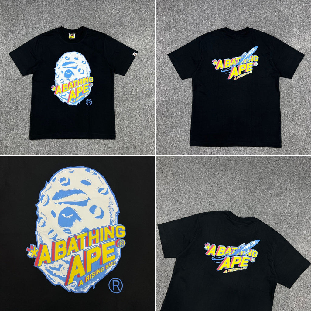 Bape Ape Head Camo Graphic Oversized Short Sleeve Tee Multi‑Style
