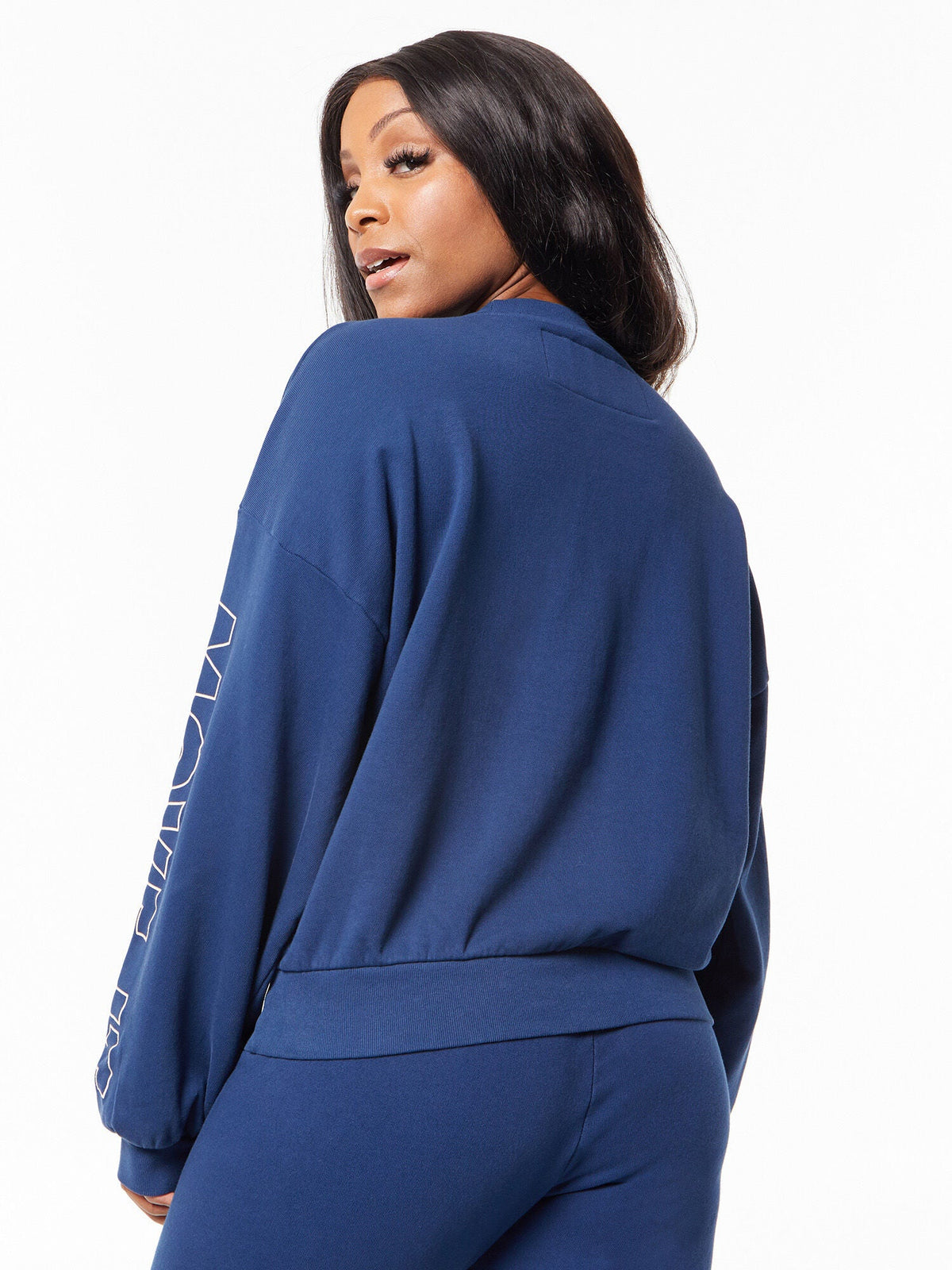 THE LOOSEN UP CROP SWEATSHIRT