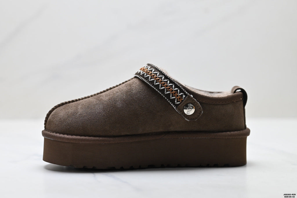 UGG Tazz Shearling Platform Slip-Ons
